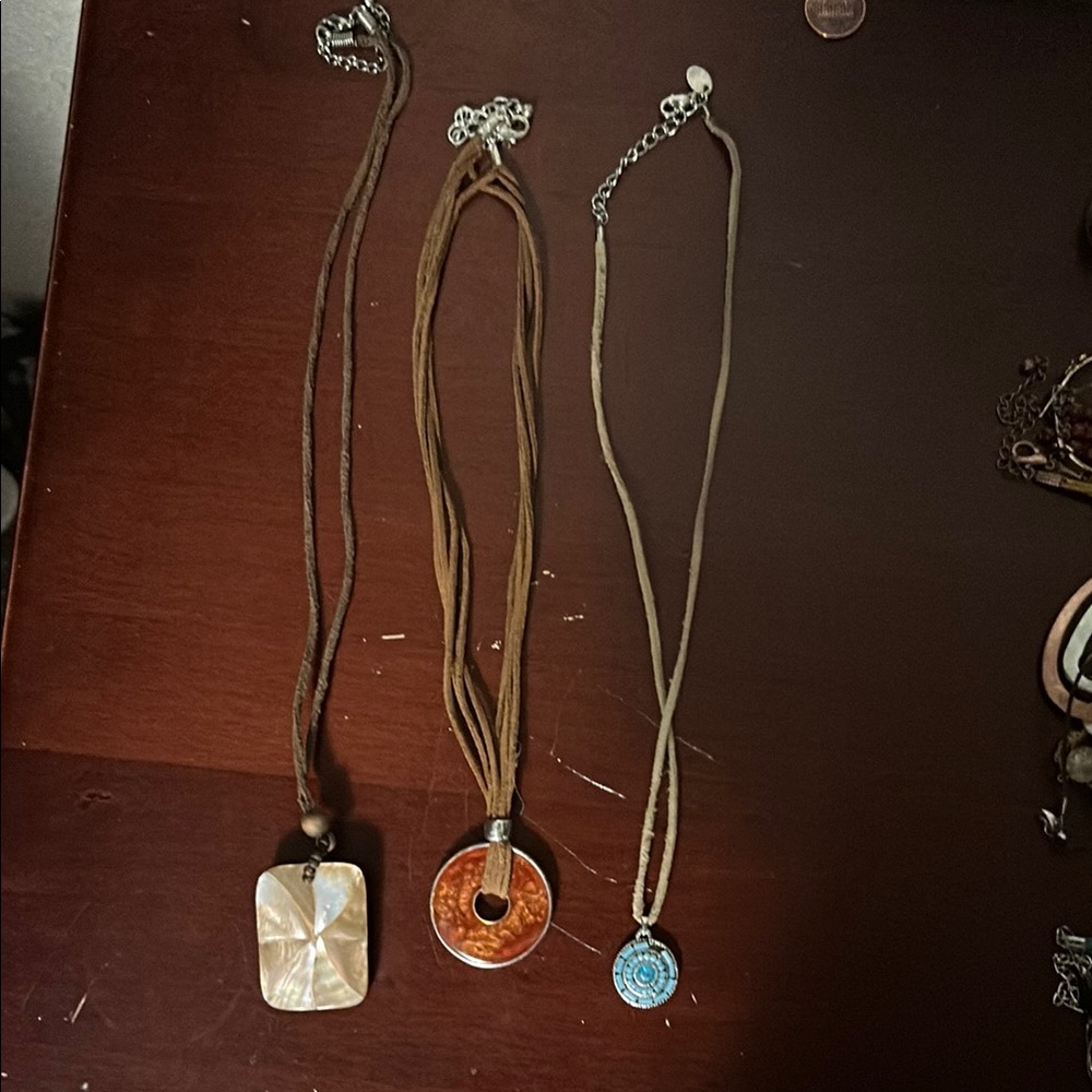 Set of Three Bohemian Necklaces